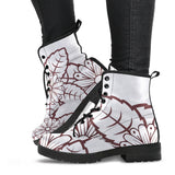 Floral Line Art Boots