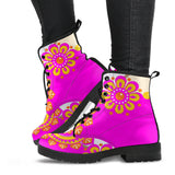 Pink Mandala Hindu Boots