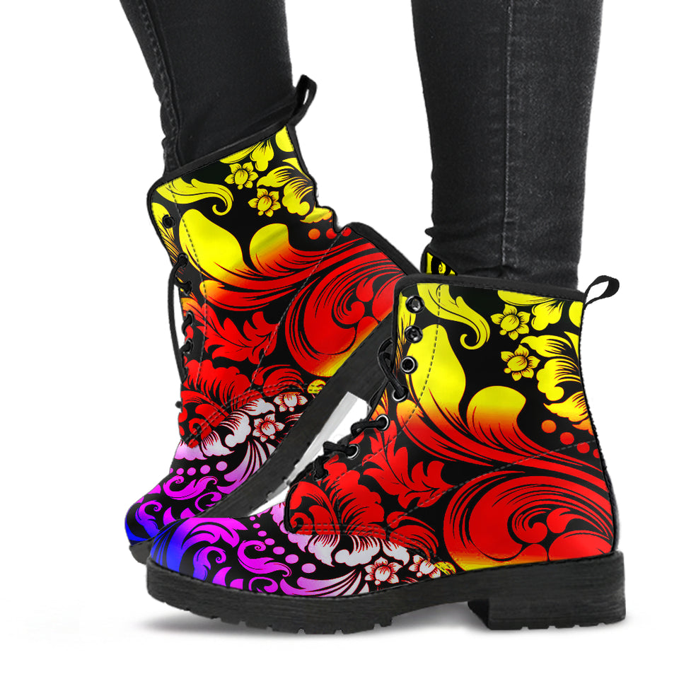 Damask Colorful Boots