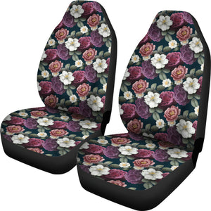 Camellia Flower Car Seat Covers