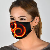 Light Swirls Face Mask