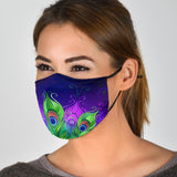 Cool Peacock Face Mask