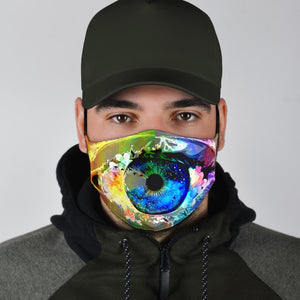 Rainbow Eye Face Mask