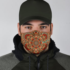 Lava Mandala Face Mask