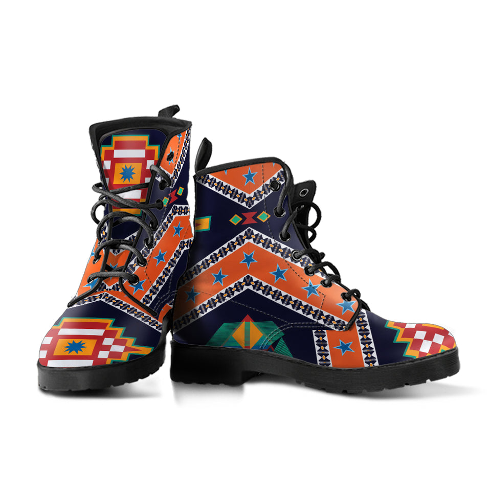 Ethnic Polygonal Boots