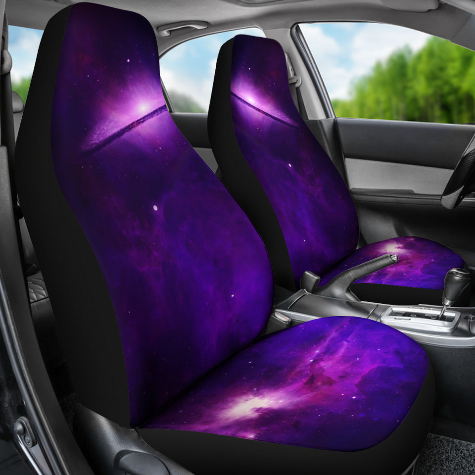 Purple Galaxy Car Seat Covers