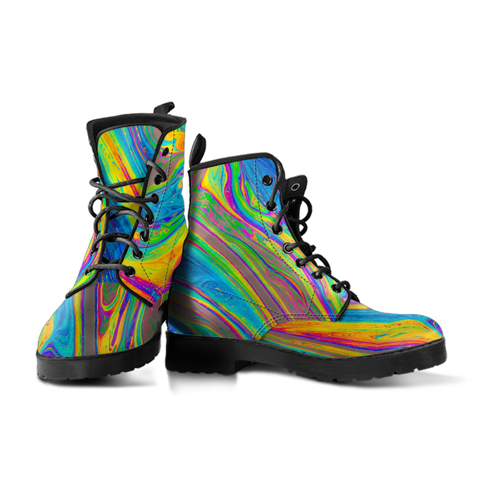 Colorful Swirl Boots