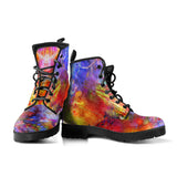 Tie Dye Leather Boots