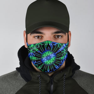 Green Mandala Face Mask