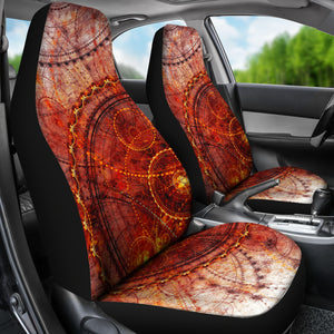 Steampunk Circles Car Seat Covers