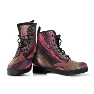 Pink Marble Boots