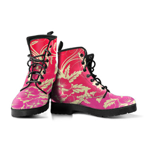 Pastel Retro Floral Boots