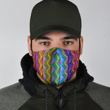 Rainbow Swirls Face Mask