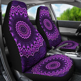 Purple Mandala Car Seat Covers
