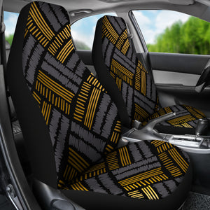 Glittering Striped Car Seat Covers