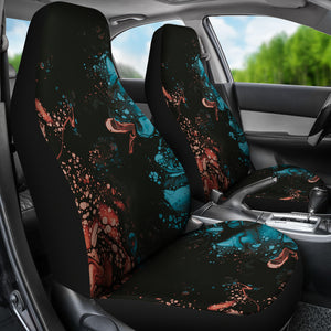 Fractal Splash Car Seat Covers