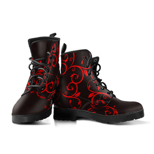 Red Love Seamless Boots