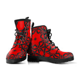 Red Tribal Boots