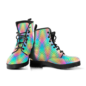 Psychedelic LSD Rainbow Boots