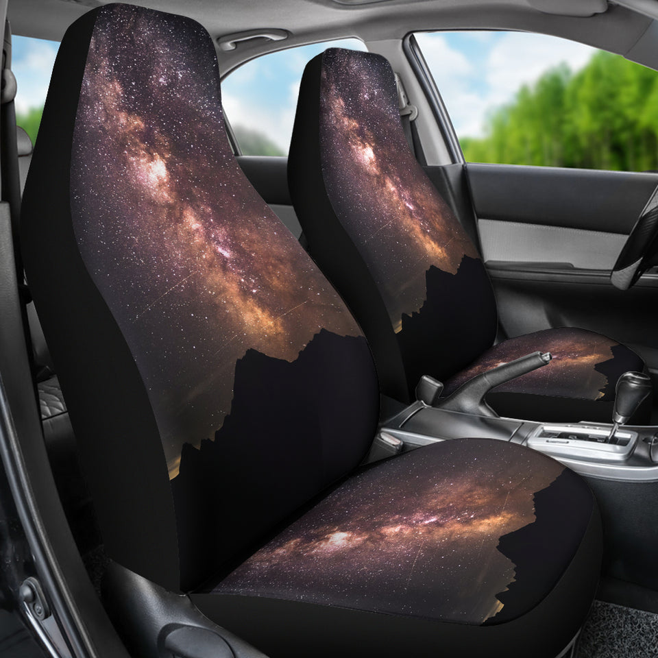 Galaxy Mountains Car Seat Covers