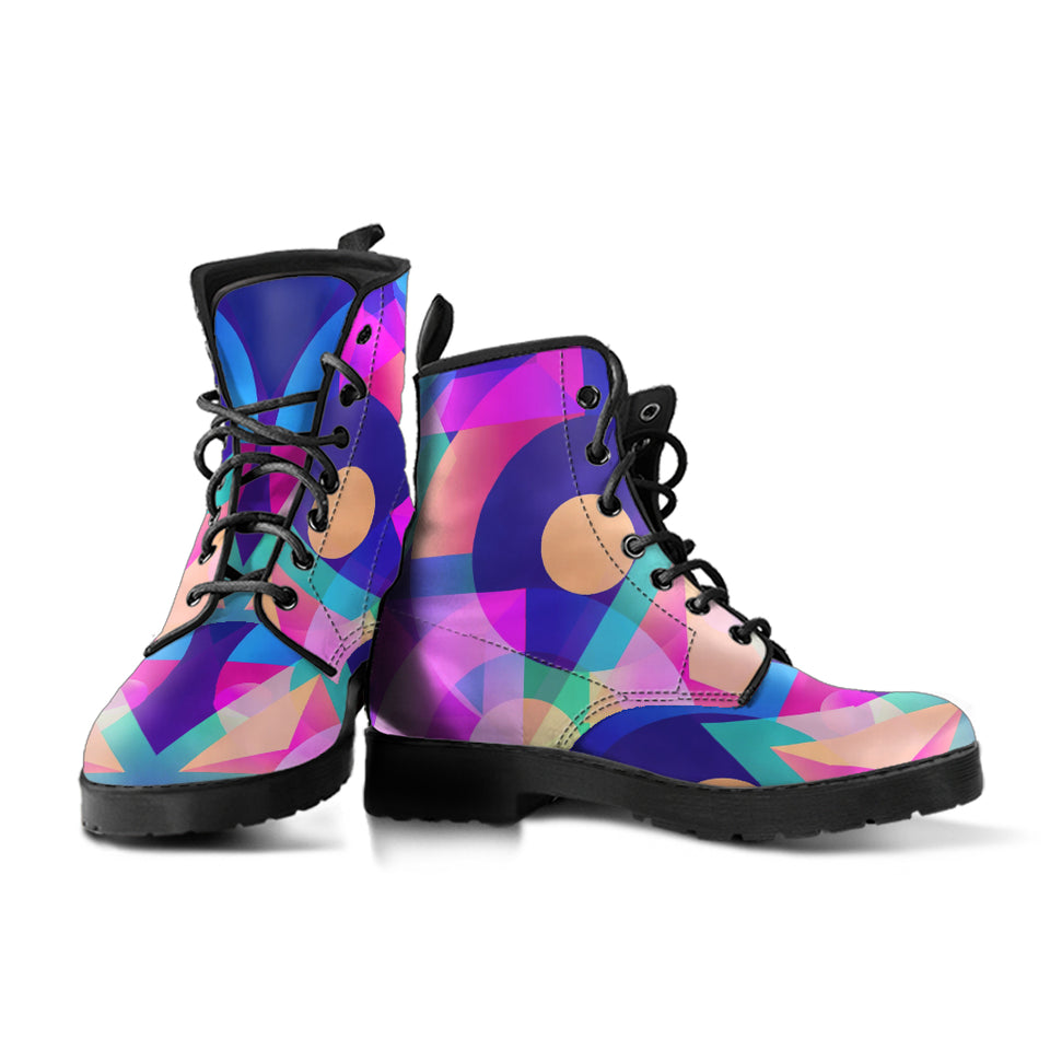 Abstract Geometrical World Boots