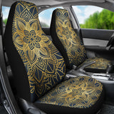 Gold Mandala Car Seat Covers