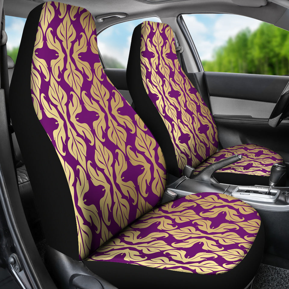 Purple Baroque Car Seat Covers