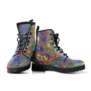 Psychedelic Doodle Boots