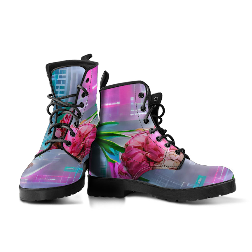 Psychedelic Peonies V2 Boots