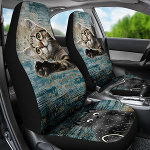 Cute Kitty Car Seat Covers