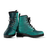 Turquoise Black Boots