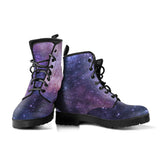 Purple Galaxy Leather Boots