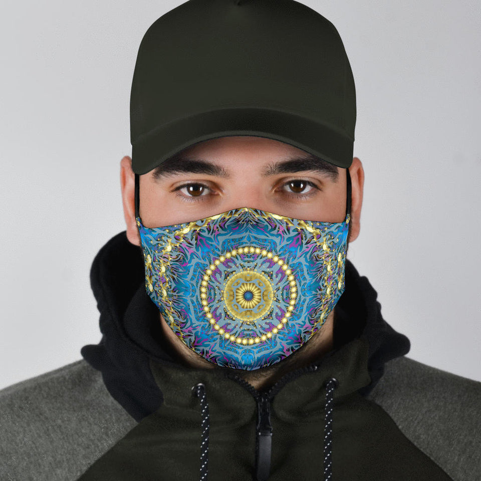 Electric Mandala Face Mask