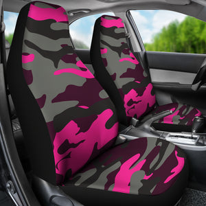 Gray Pink Car Seat Covers