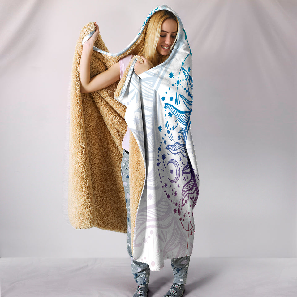 Sun and Moon Hooded Blanket