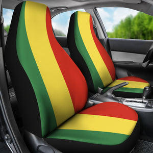 Rasta Reggae Car Seat Covers