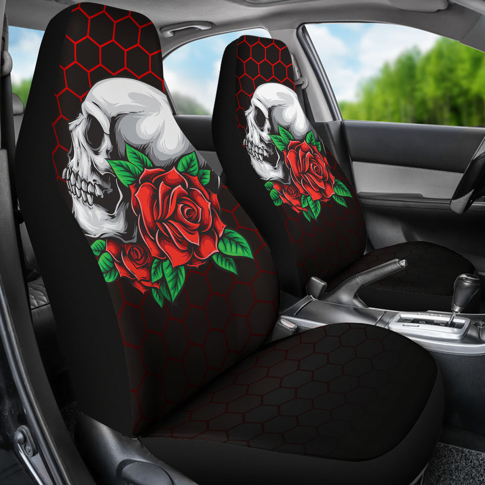 Skull & Roses Car Seat Covers
