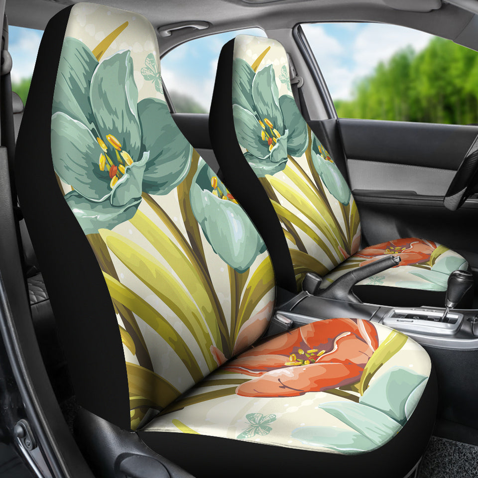 Lovely Flowers Car Seat Covers