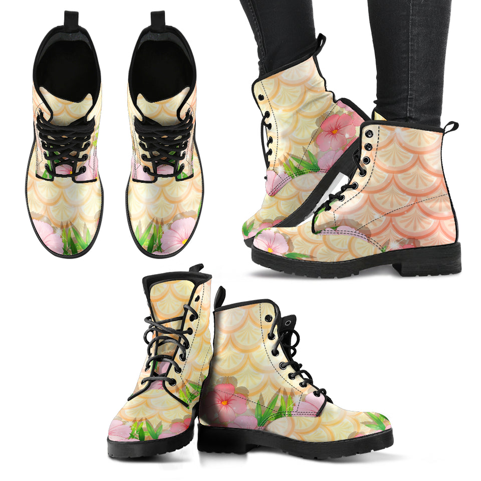 Floral Scales Boots