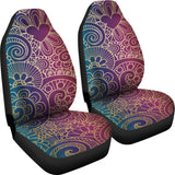 Stencil Mandala Car Seat Covers