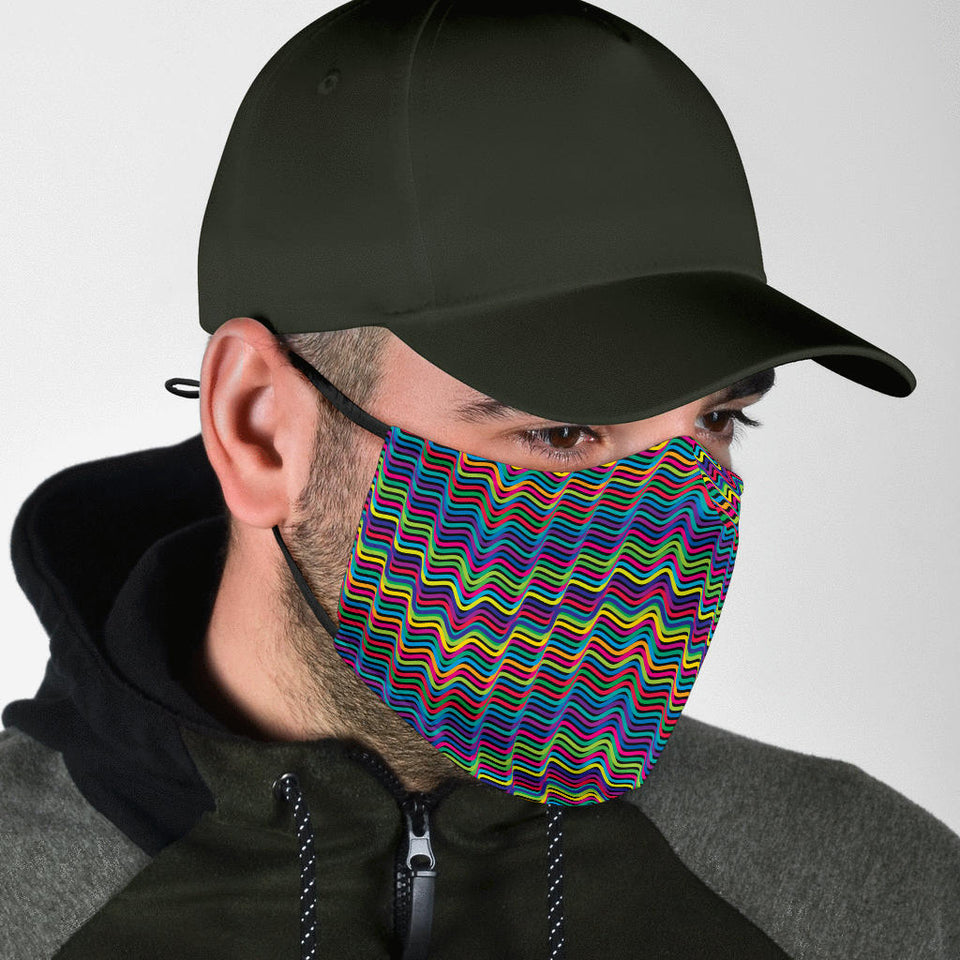 Color Waves Face Mask