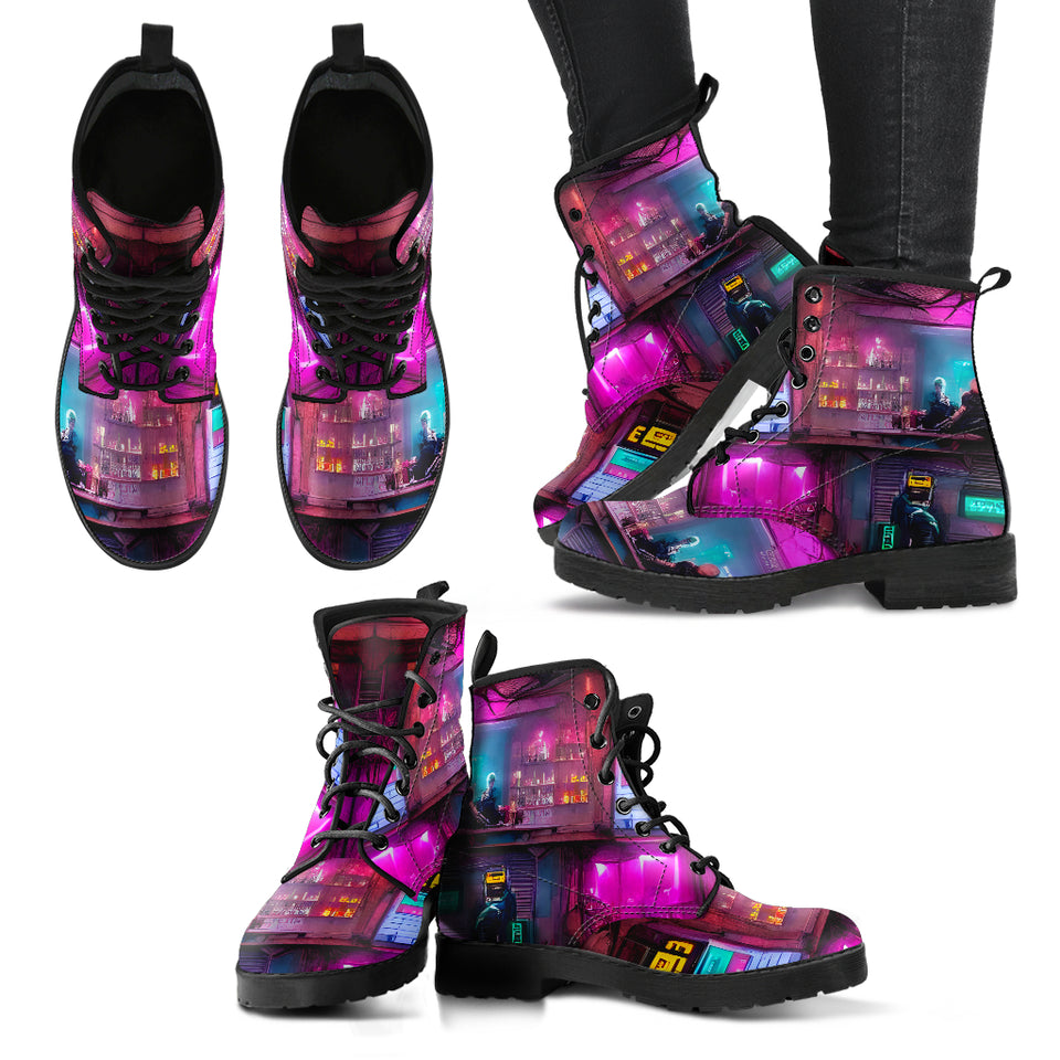 Cyberpunk Bar Boots
