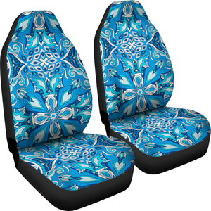 Blue Magical Mandala Car Seat Covers