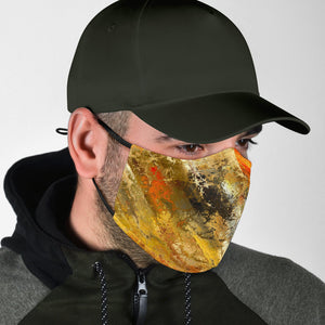 Abstract Paint Face Mask