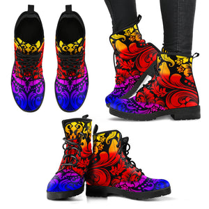 Colorful Damask Boots