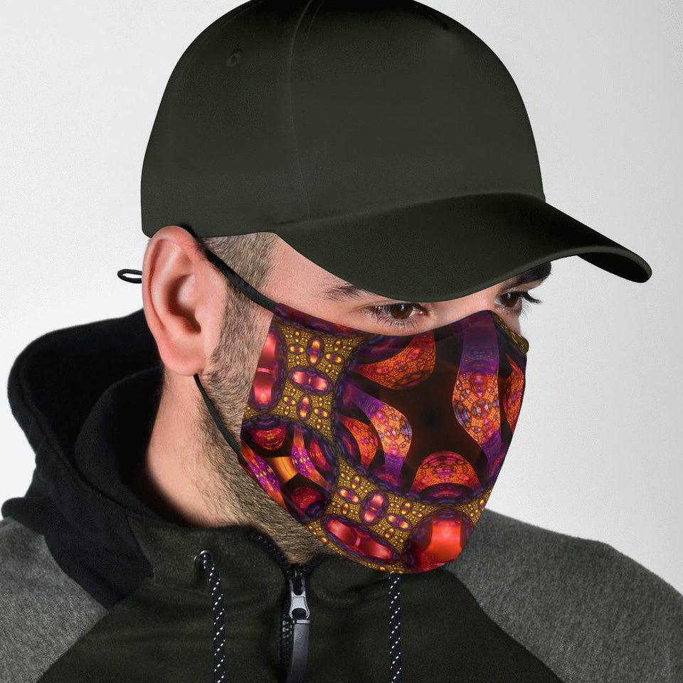 Abstract Fractals Face Mask