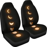 Phases of the Moon Car Seat Covers