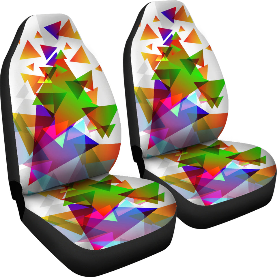 Explosion Cubes Car Seat Covers