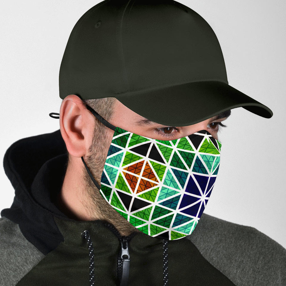 Mosaic Tile 4 Face Mask