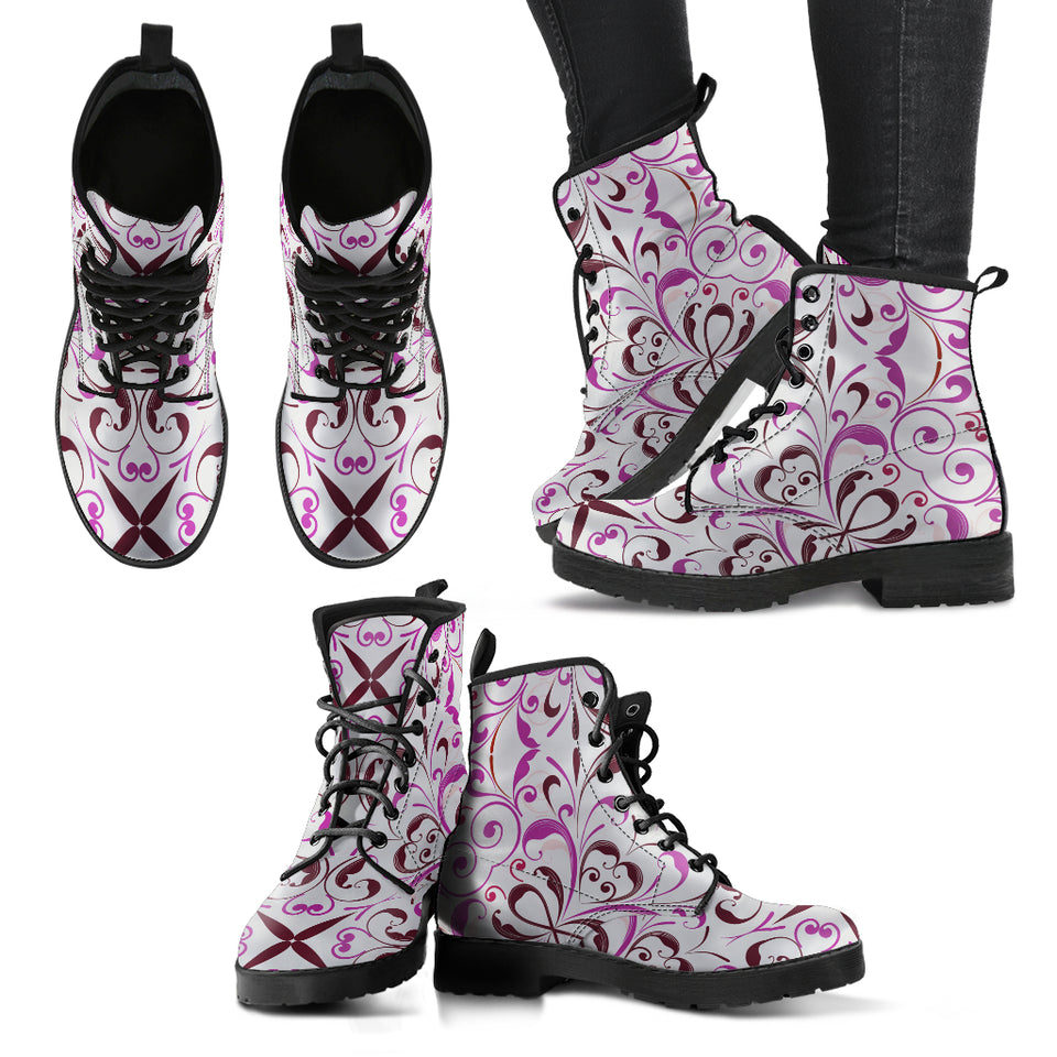 Mirror Floral Boots